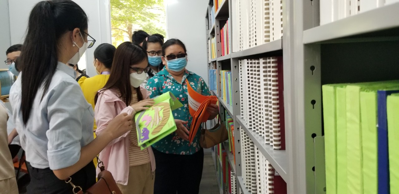 Thư viện Khoa học Tổng hợp Đà Nẵng mở cửa lại phòng đọc sách dành cho người khiếm thị 