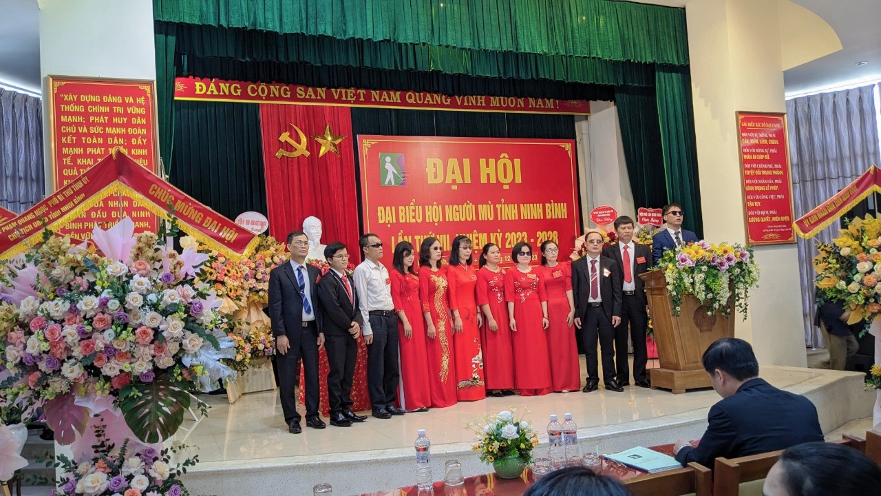 Đại hội Đại biểu Hội Người mù tỉnh Ninh Bình lần thứ VII