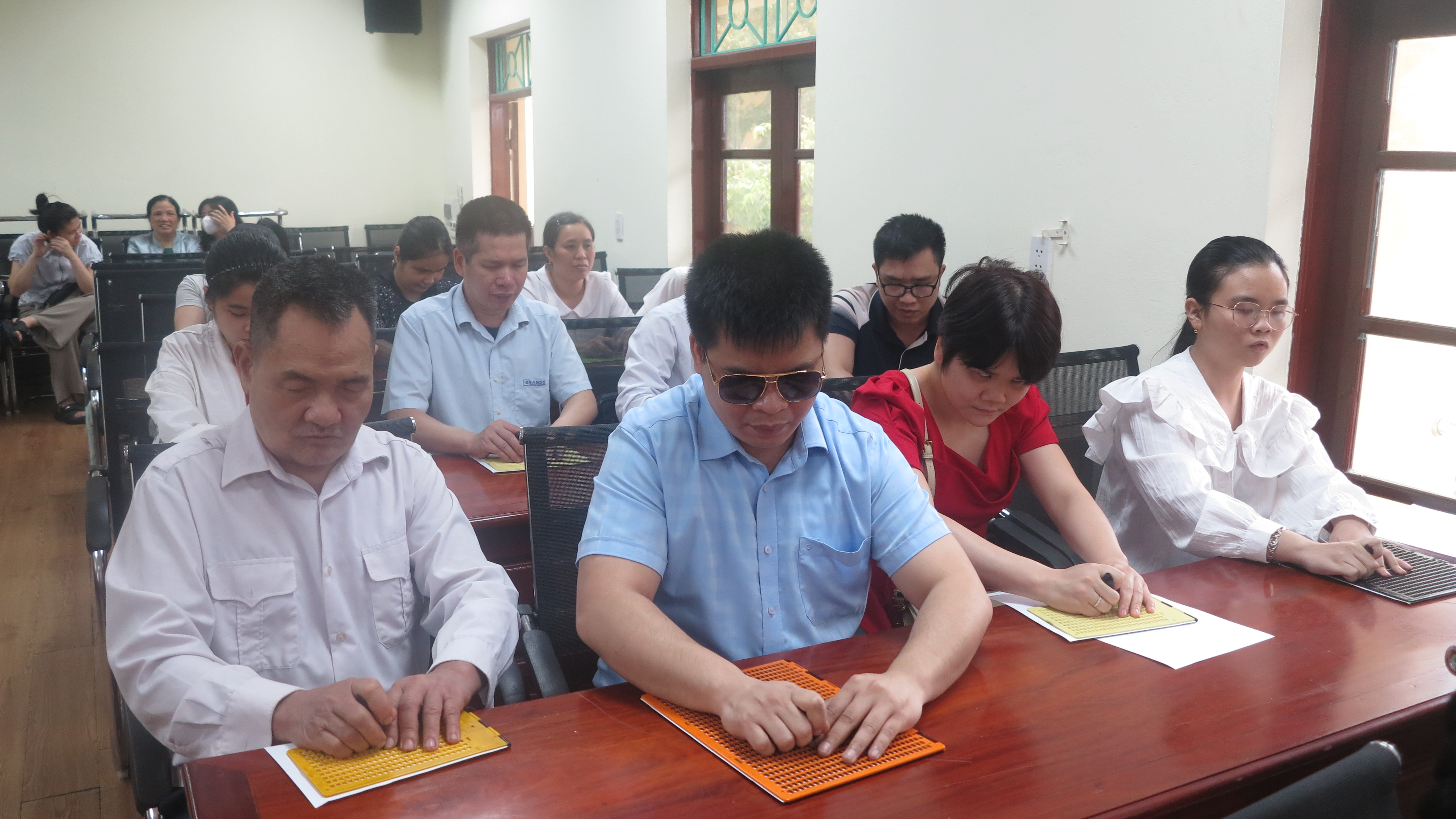 Tỉnh hội Bắc Ninh tổ chức Hội thi đọc viết nhanh chữ Braille lần thứ III
