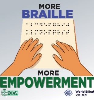 Hình ảnh: Thông điệp của Chiến dịch Xóa mù chữ Braille toàn cầu nhân Ngày Thế giới về công nghệ hỗ trợ (04/6/2026)